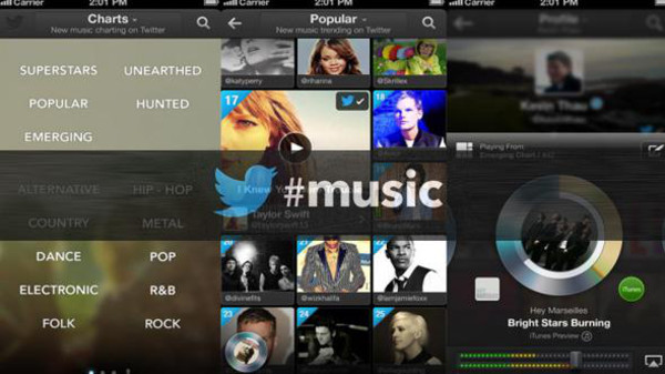 أنباء عن اعتزام “تويتر” إيقاف تطبيق”music#”