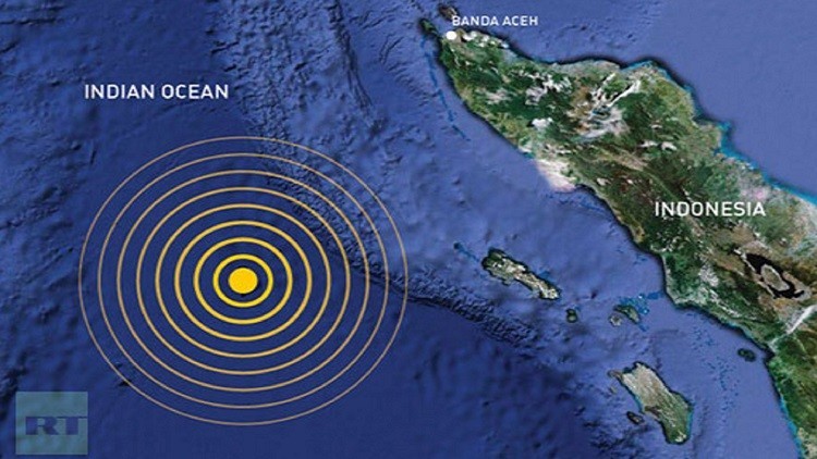 زلزال بقوة 7.9 درجات يضرب جنوب شرق سومطرة في إندونيسيا وإنذار بتسونامي