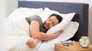 Young man sleeping