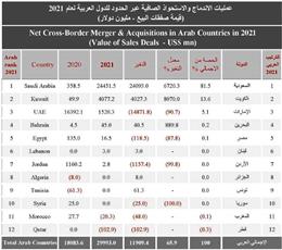 «ضمان الاستثمار»: الاستثمار الأجنبي المباشر في الدول العربية ارتفع بنسبة 42% إلى 53 مليار دولار عام 2021