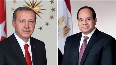 الرئيس التركي رجب طيب أردوغان يصل القاهرة للقاء الرئيس السيسى