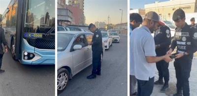 مديرية أمن الفروانية تنفذ حملة أمنية بمختلف مناطق المحافظة